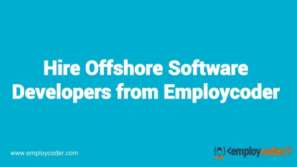 Hire offshore Software Developers from Employcoder