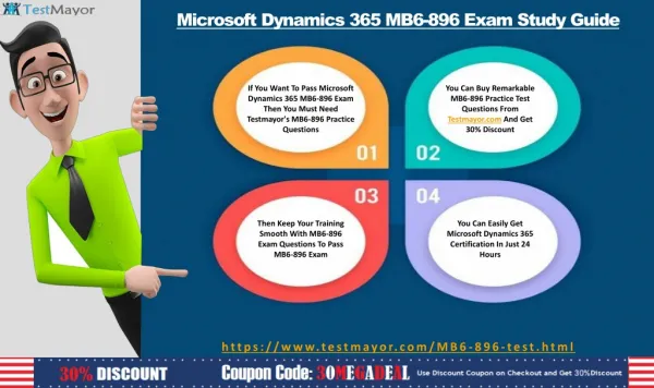 Microsoft Dynamics 365 MB6-896 Practice Test