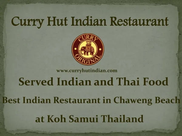Indian Restaurant in Chaweng Beach