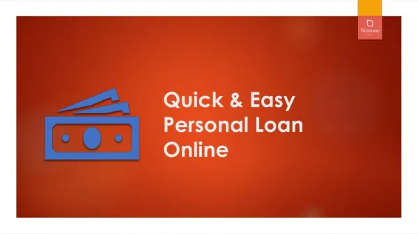 Quick & Easy Personal Loan Online