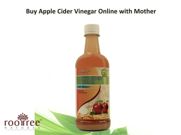 Buy Apple Cider Vinegar Online with Mother