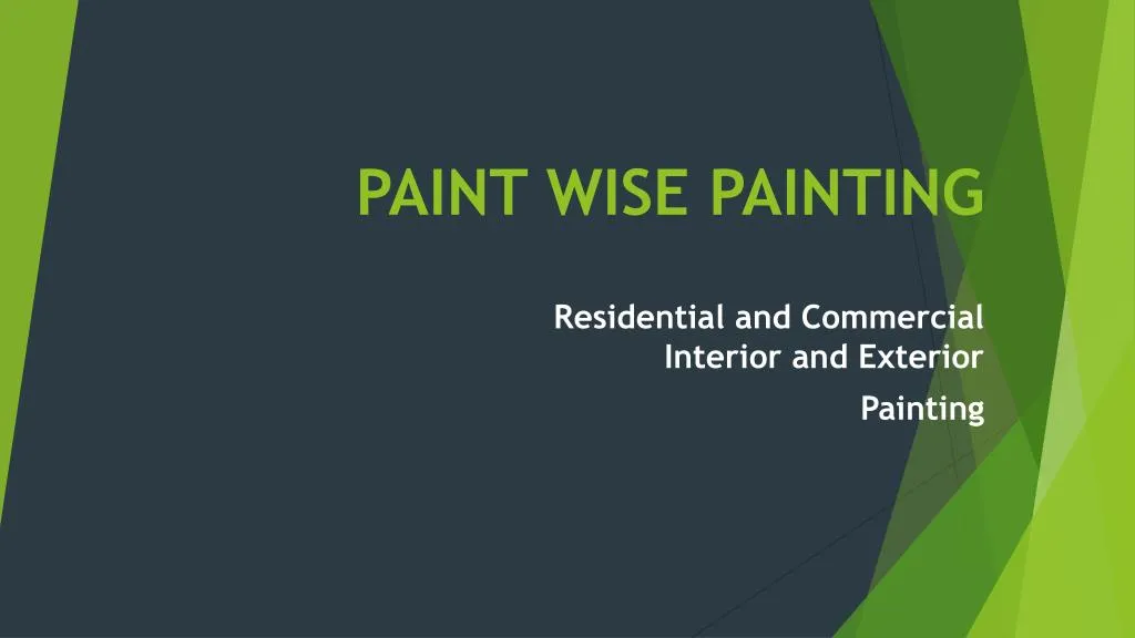 paint wise painting