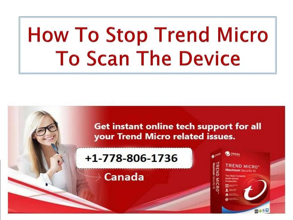 how to stop trend micro to scan the device