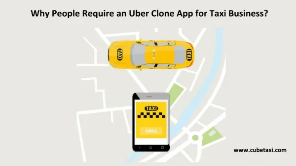Uber Clone App for Taxi Business