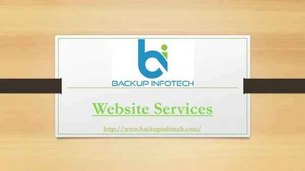 Offering Complete Website Services You Need | Backup InfoTech