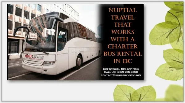 Nuptial Travel That Works With a Gaithersburg Limo Service