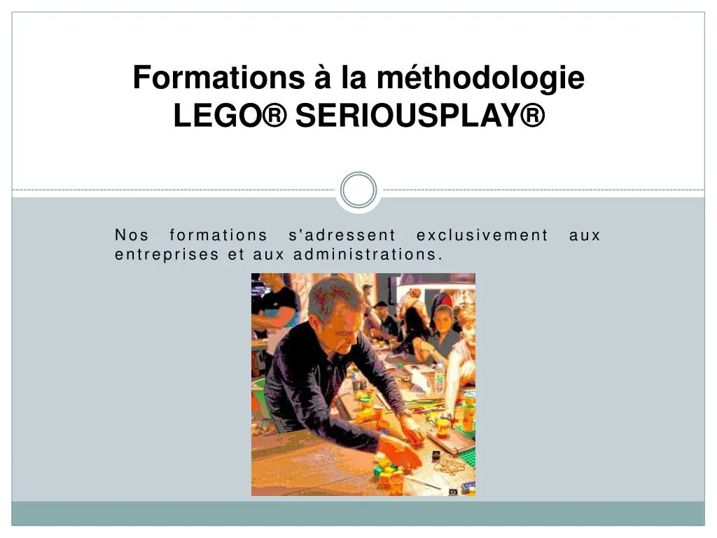 formations la m thodologie lego seriousplay