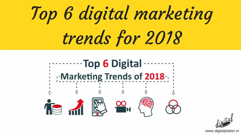 top 6 digital marketing trends for 2018