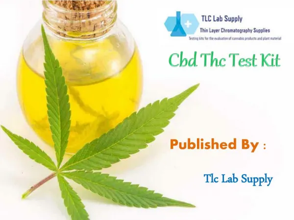 Shop Cbd Thc Test Kit From Online Store | Tlc Lab Supply