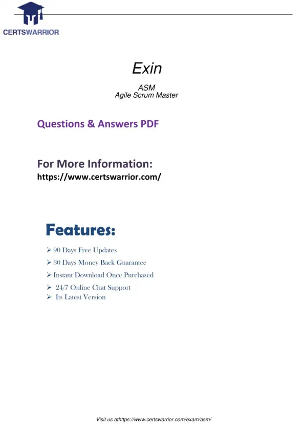 ASM Practice Exam Material ASM Best Exam Result 2018