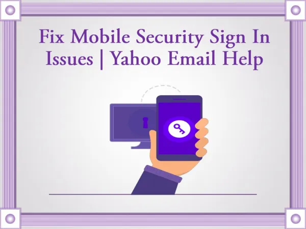 Fix Mobile Security Sign In Issues with Yahoo Email Help
