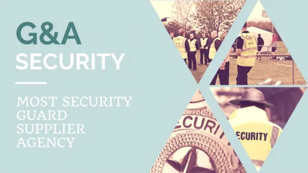 Security Guards Agency - G&A Security