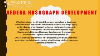 Hedera Hashgraph Development Services - slide 1