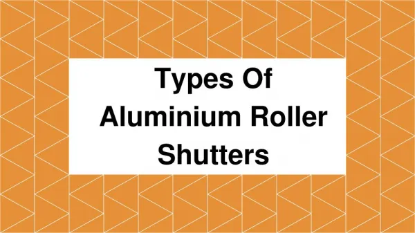 Aluminium Roller Shutter Manufacturers in Telangana