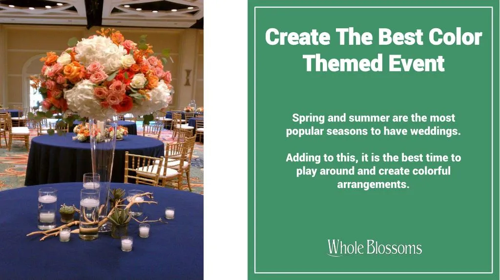 create the best color themed event