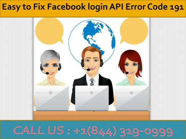 Easy to Fix Facebook login API Error Code 191 | Call 1-844-319-0999
