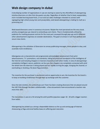 Web Design Company in Dubai - Web Development Company Dubai | Dedoit - slide 1
