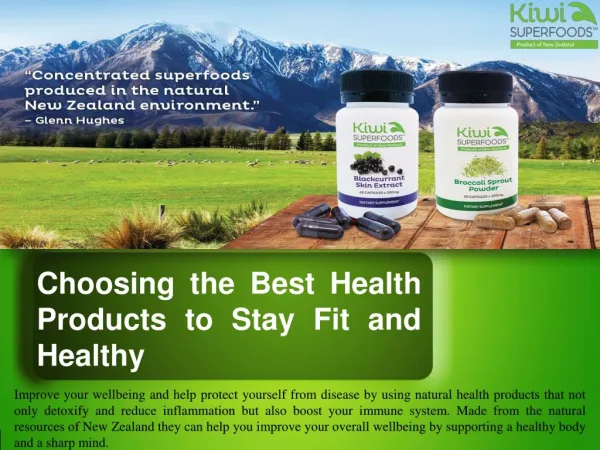Choosing the Best Health Products to Stay Fit and Healthy