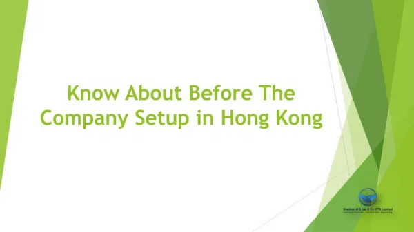 Know About Before The Company Setup in Hong Kong