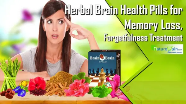 Herbal Memory Loss Pills, Brain Health Treatment for Forgetfulness in 40s