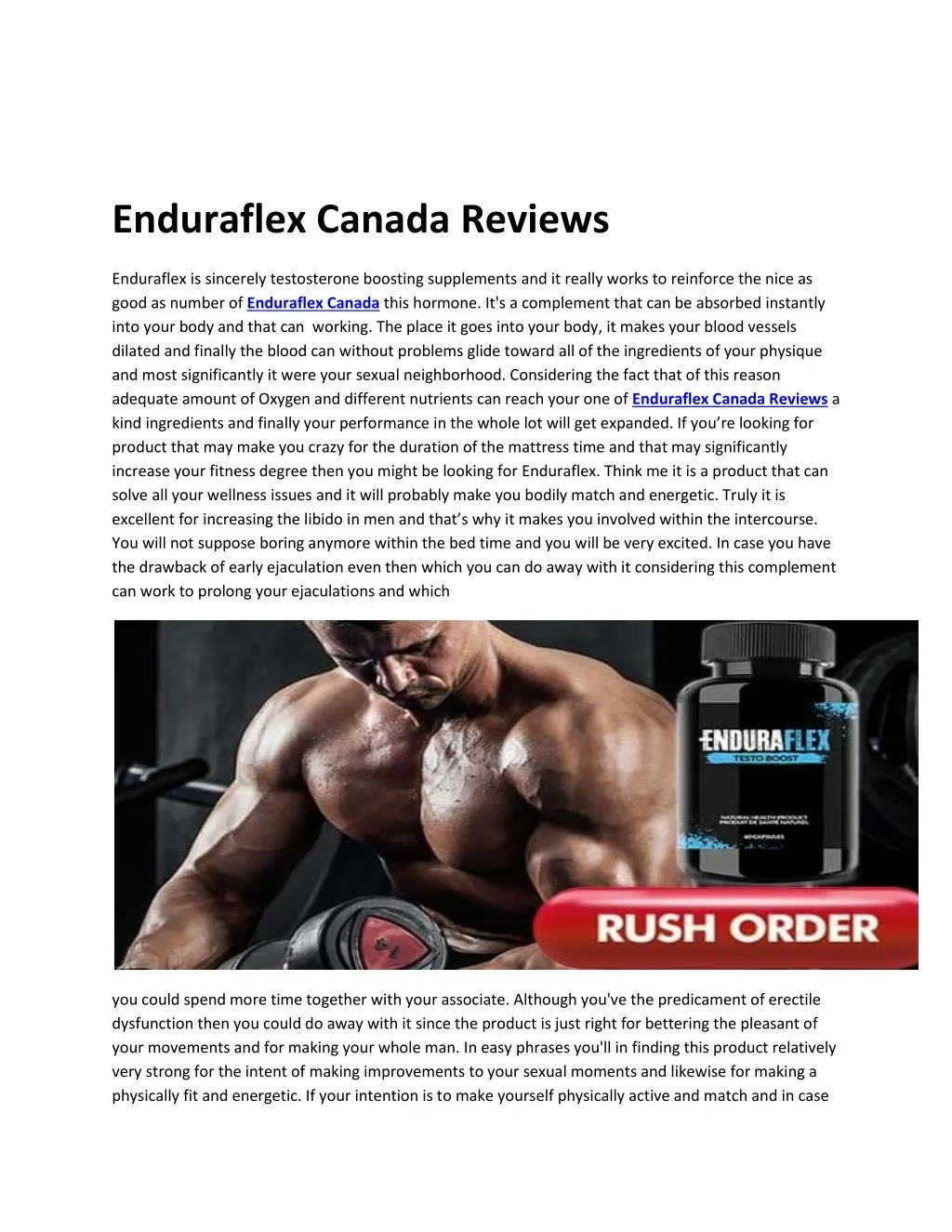 enduraflex canada reviews