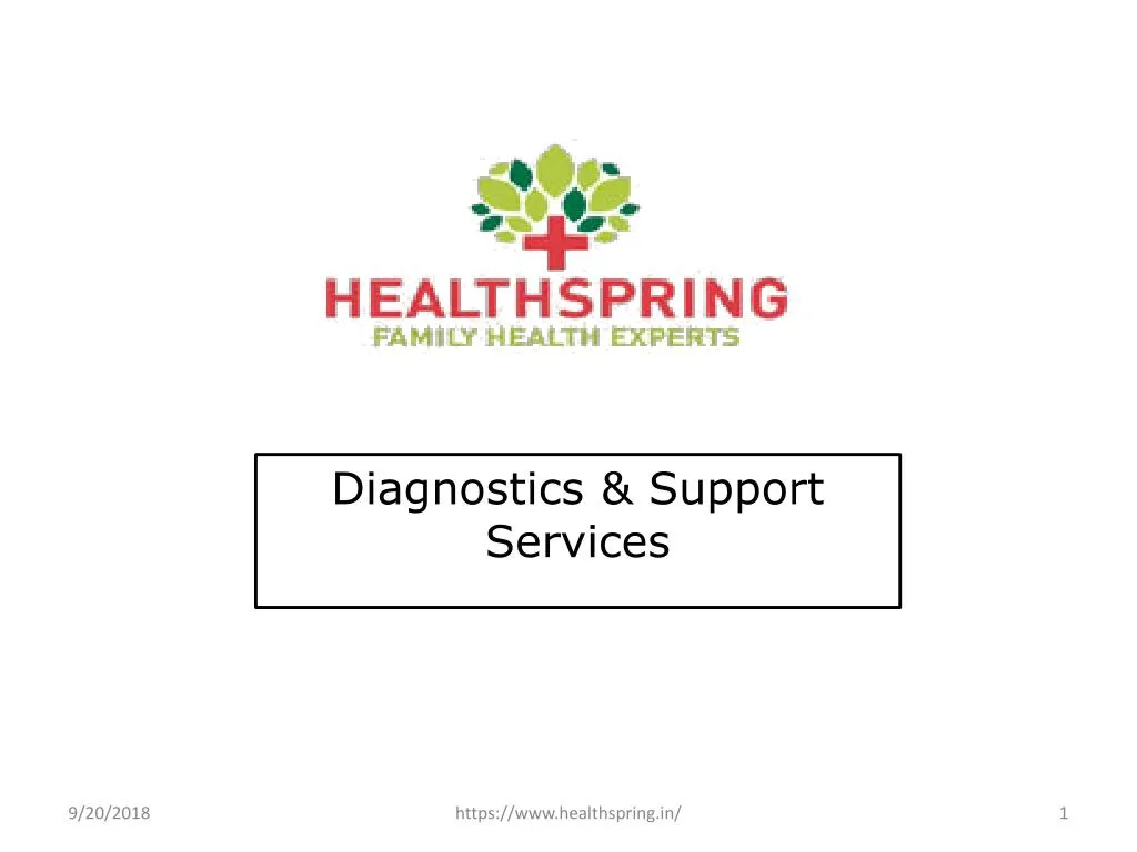 diagnostics support services