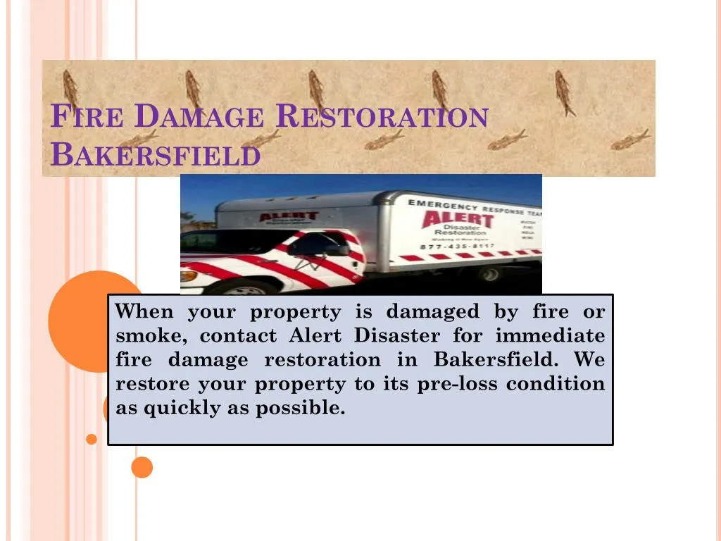 fire damage restoration bakersfield