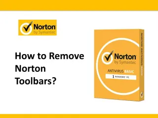 How to Remove Norton Toolbars?