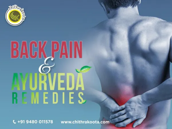 Back pain and Ayurveda remedies