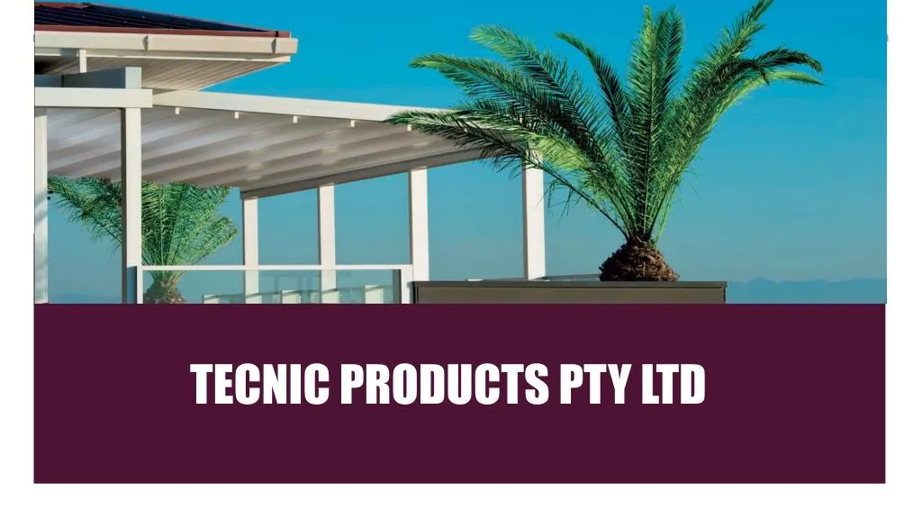 tecnic products pty ltd