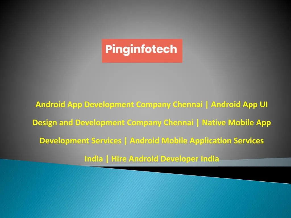android app development company chennai android