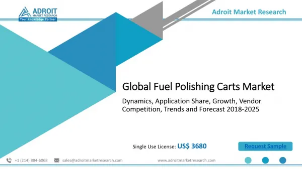 Global Fuel Polishing Carts Market Size, Share, Trends and Forecast by 2025