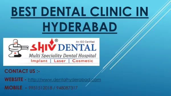 Best Dental Hospital in Hyderabad