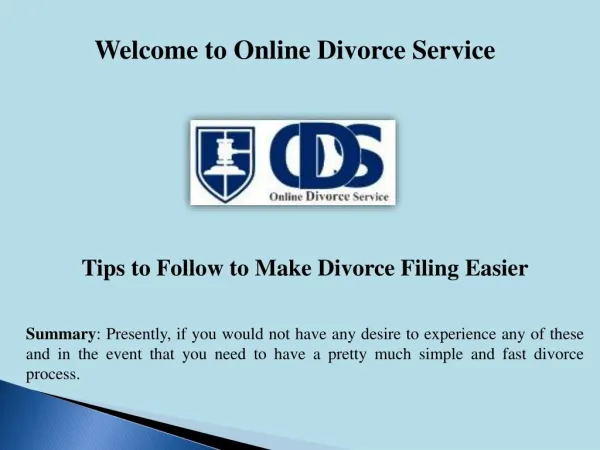 Quick Divorce Online, Easy Divorce Online, Divorce Application Form