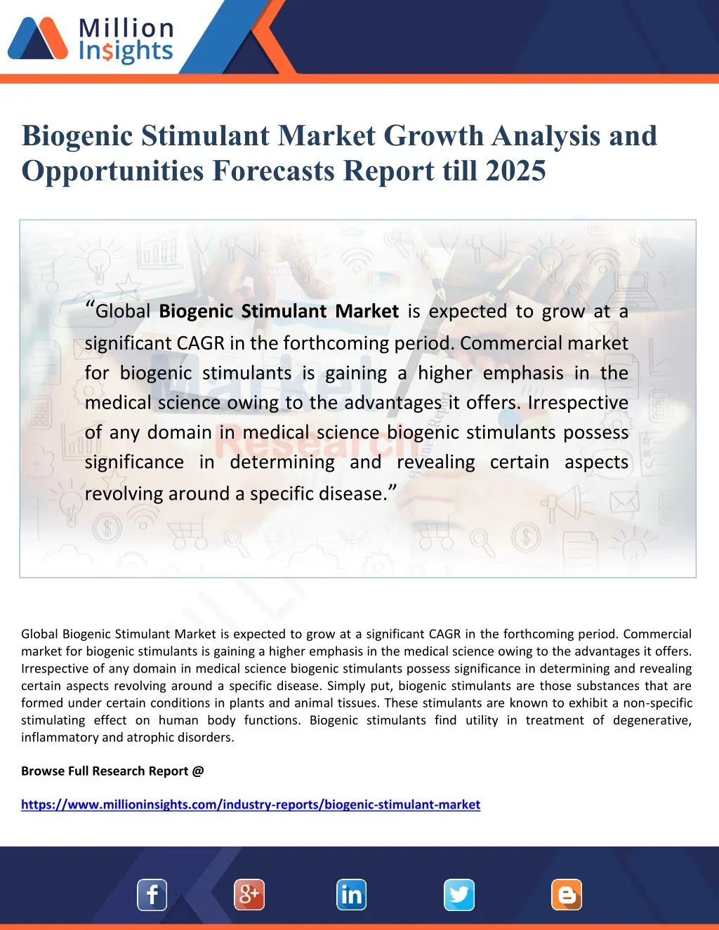 biogenic stimulant market growth analysis