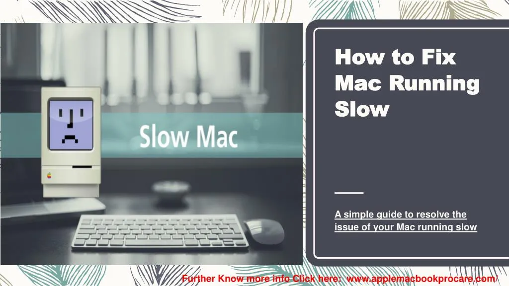 how to fix mac running s low