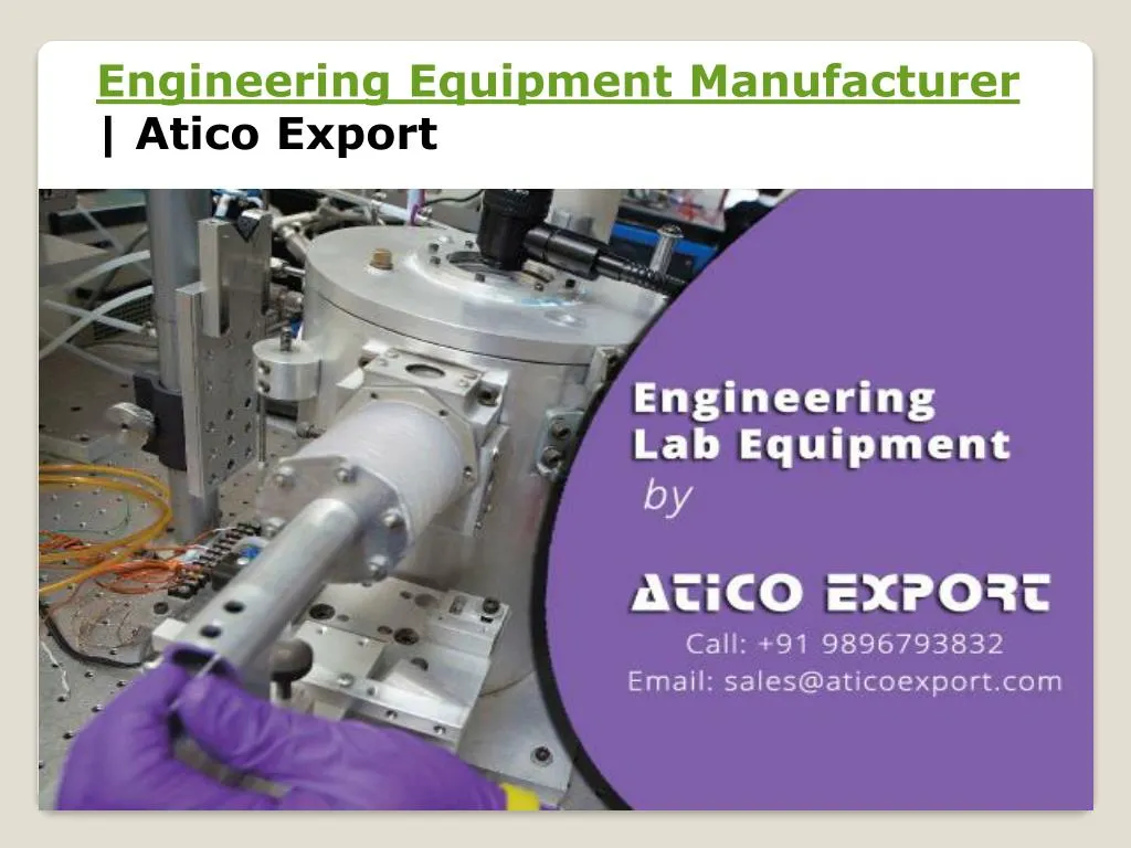 engineering equipment manufacturer atico export