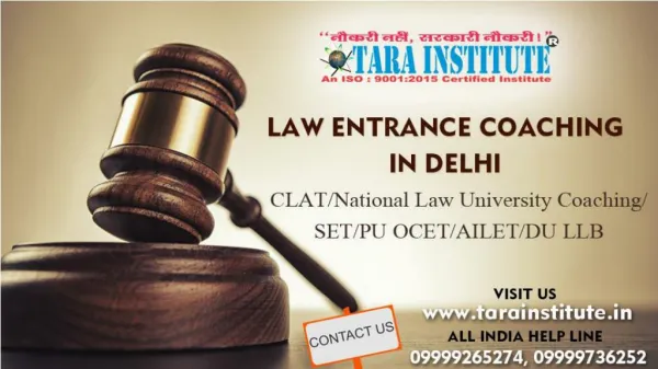 Law Entrance Coaching in Delhi