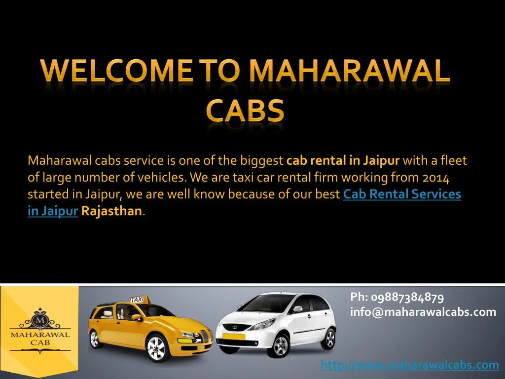 welcome to maharawal cabs