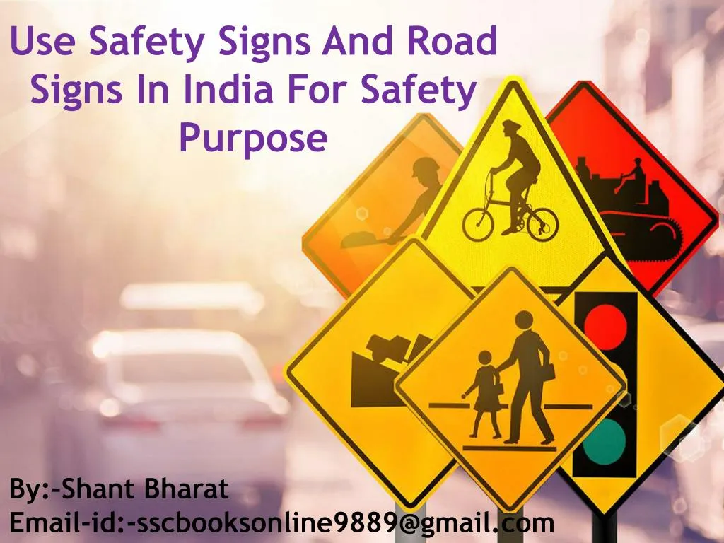 use safety signs and road signs in india