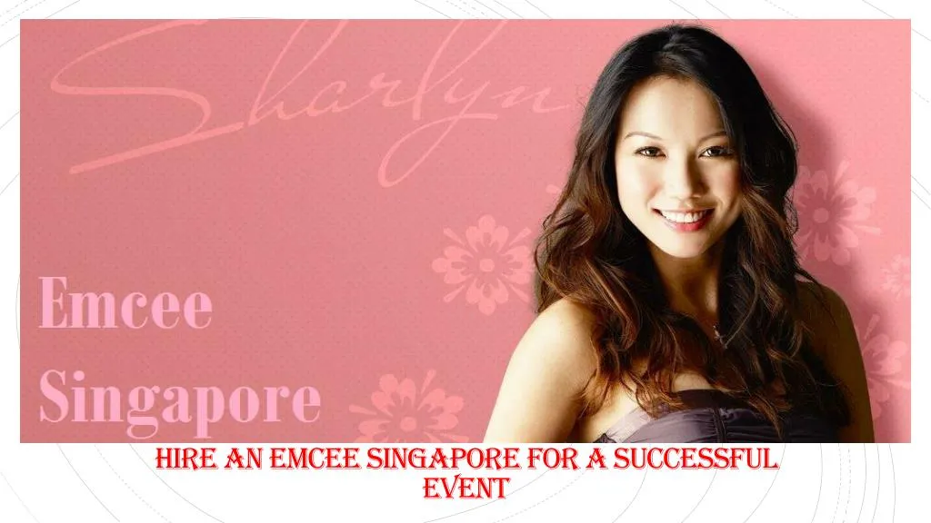 hire an emcee singapore for a successful event