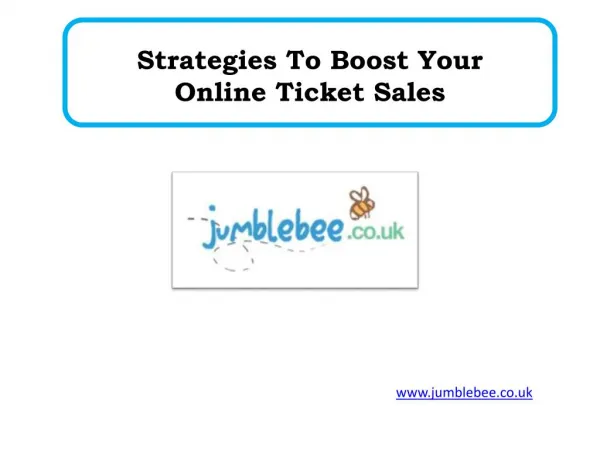 Strategies To Boost Your Online Ticket Sales