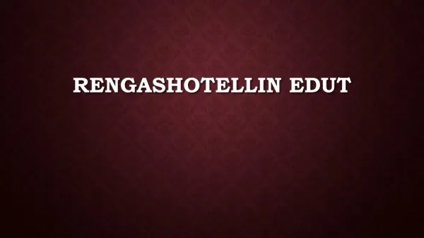 rengashotellin edut