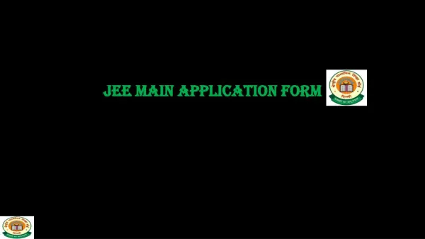 jee main application form