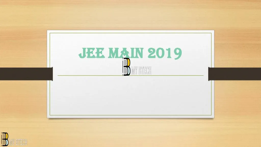 jee main 2019