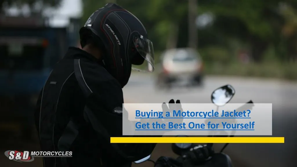 buying a motorcycle jacket get the best