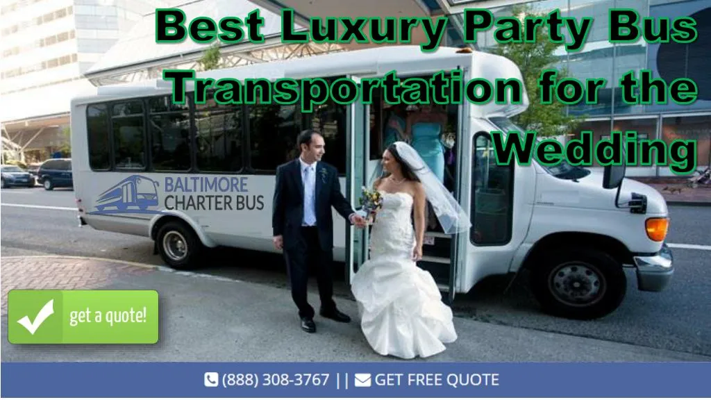 best luxury party bus transportation