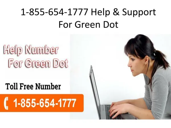 1-855-654-1777 Greendot Technical Support Number
