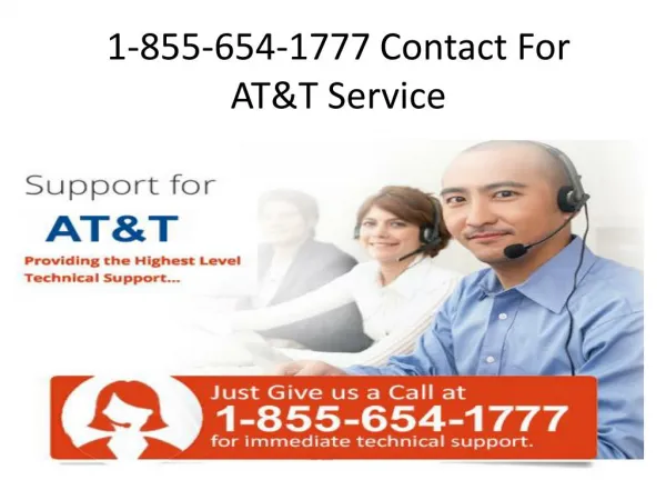 1-855-654-1777 Customer Care For AT&T