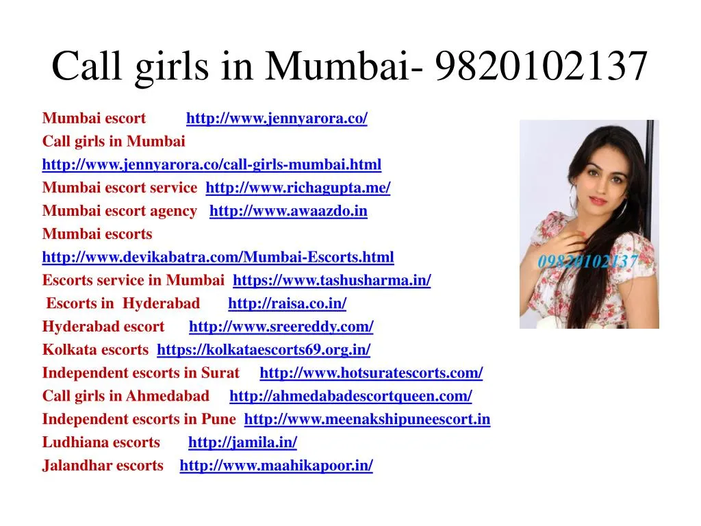 call girls in mumbai 9820102137